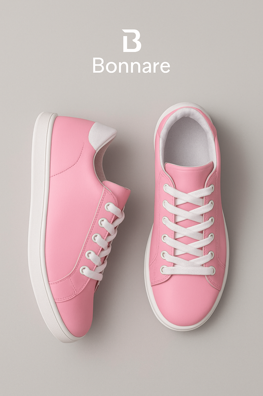 Bonnare Women’s Pink Sneakers – Comfortable Everyday Footwear