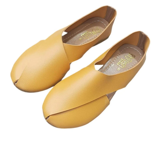 Bonnare Stylish Women’s Sandals – Mustard Shade