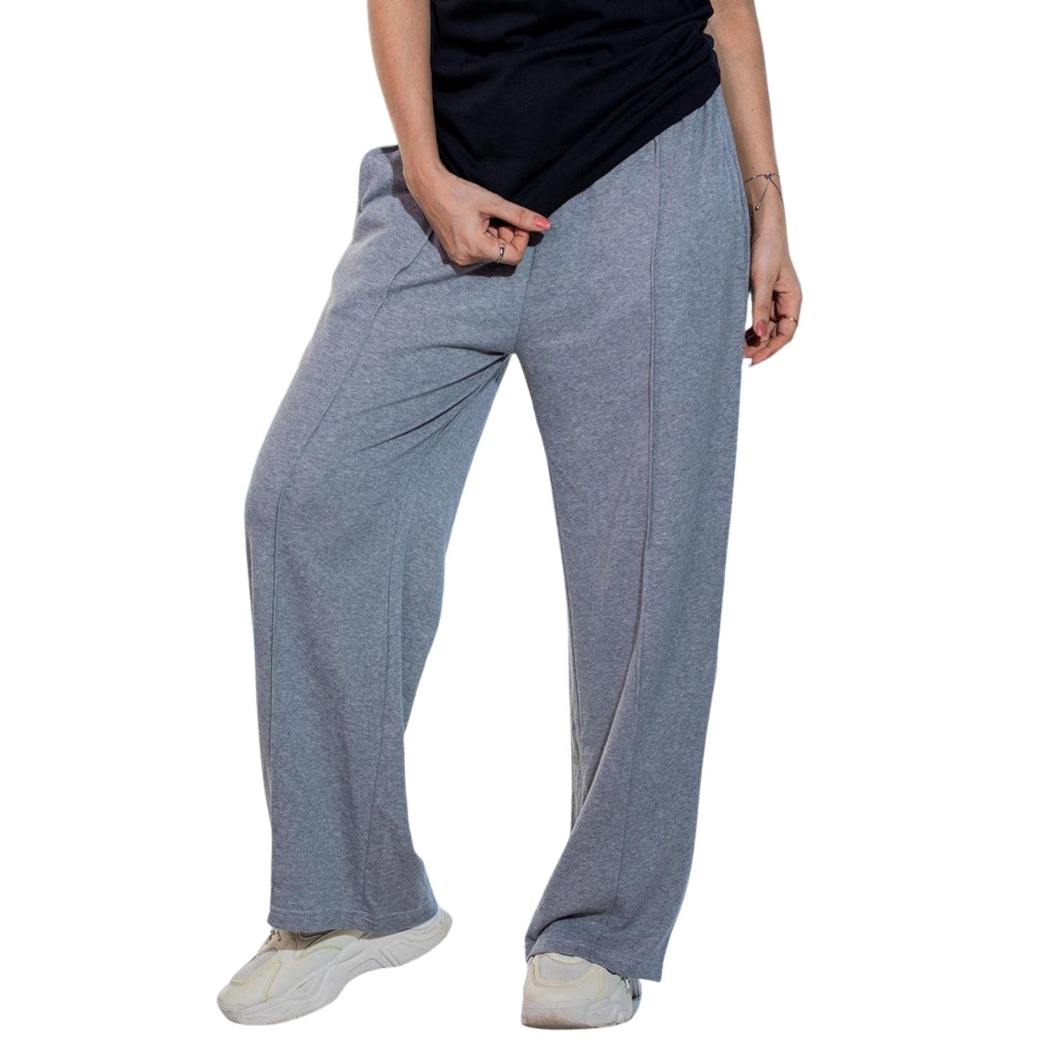 Bonnare Plain Cotton Trousers Bonnare Women