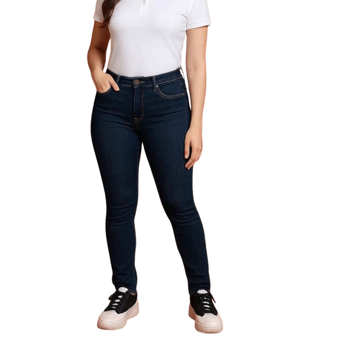 Bonnare Navy Blue Full-Size Skinny Jeans Bonnare Women