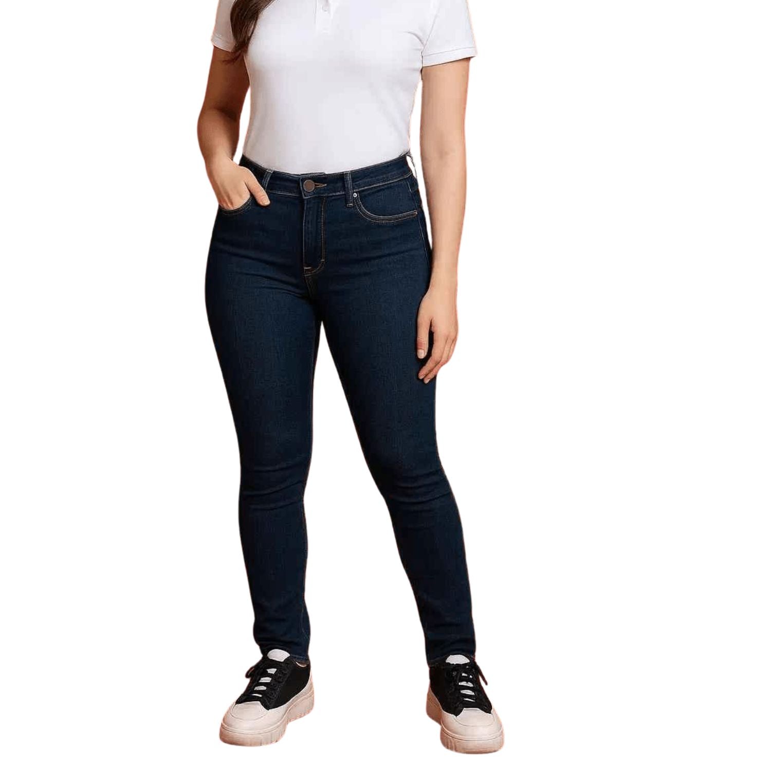 Bonnare Navy Blue Full-Size Skinny Jeans Bonnare Women