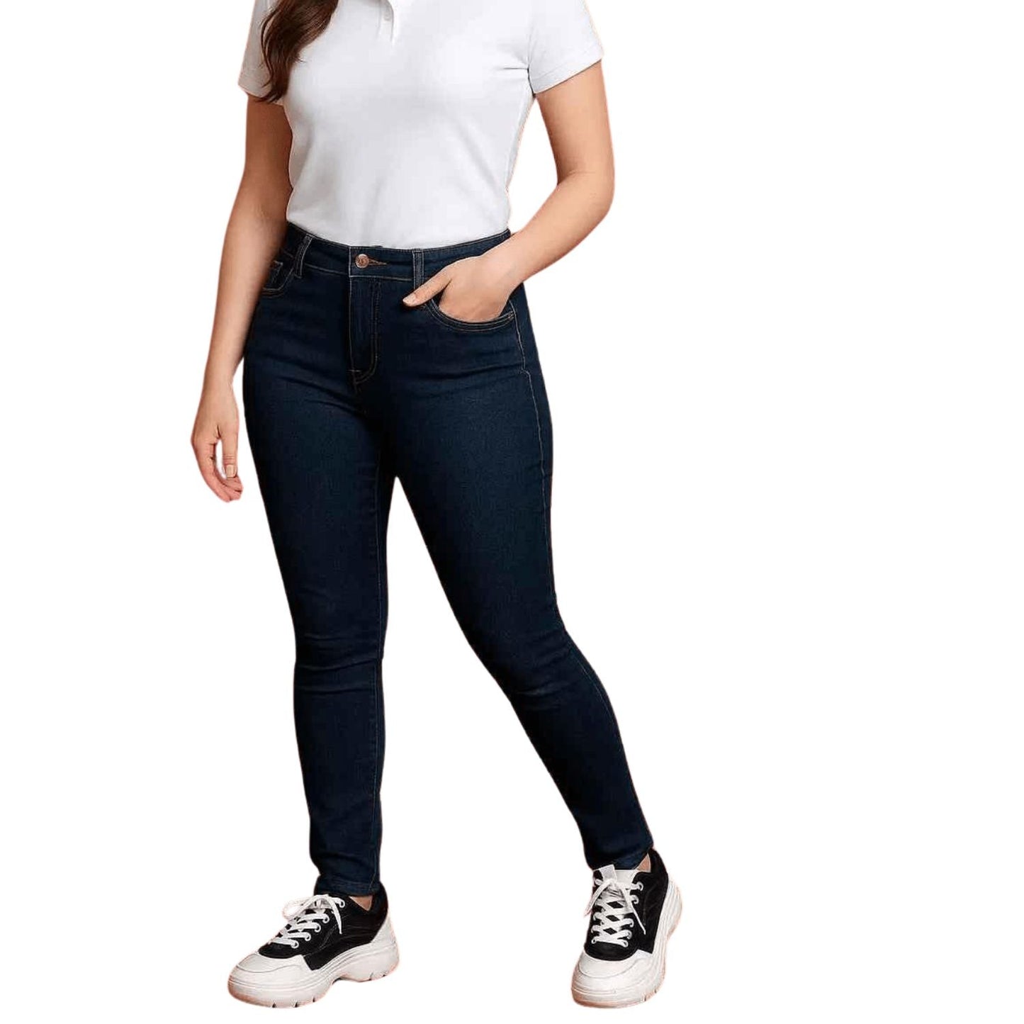 Bonnare Navy Blue Full-Size Skinny Jeans Bonnare Women