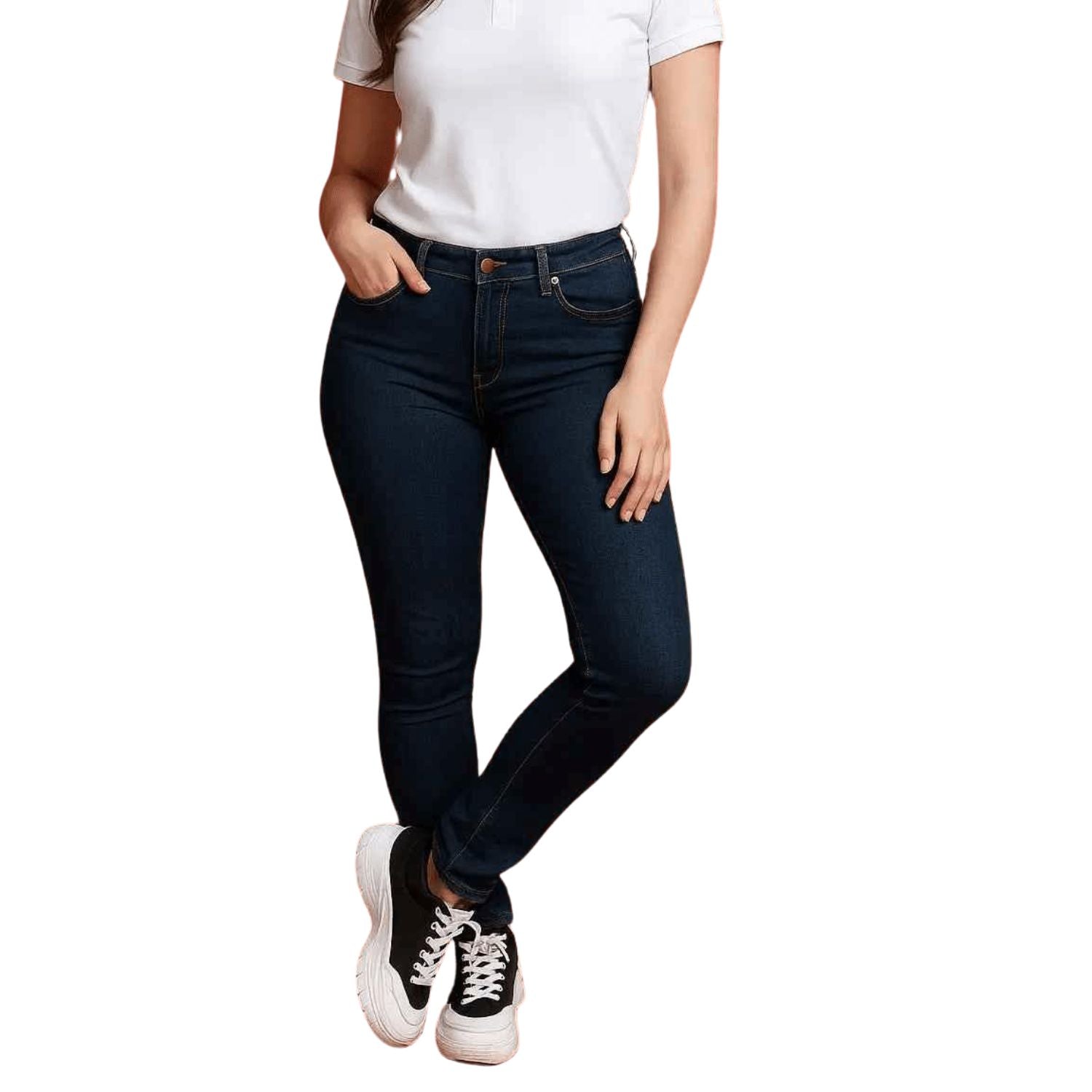 Bonnare Navy Blue Full-Size Skinny Jeans Bonnare Women