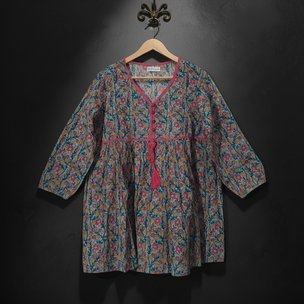 Artisan Floral Tunic Bonnare Style