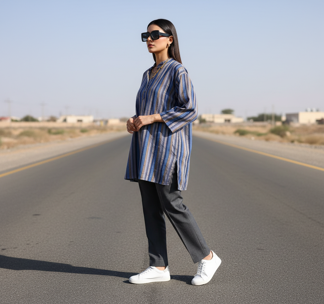 Baggy Fit Casual Shirt Bonnare Style