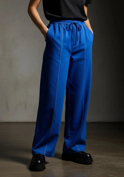 Bonnare Plain Cotton Trousers Bonnare Women