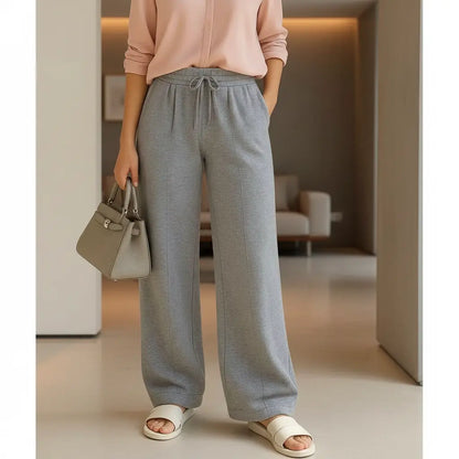 Bonnare Plain Cotton Trousers Bonnare Women