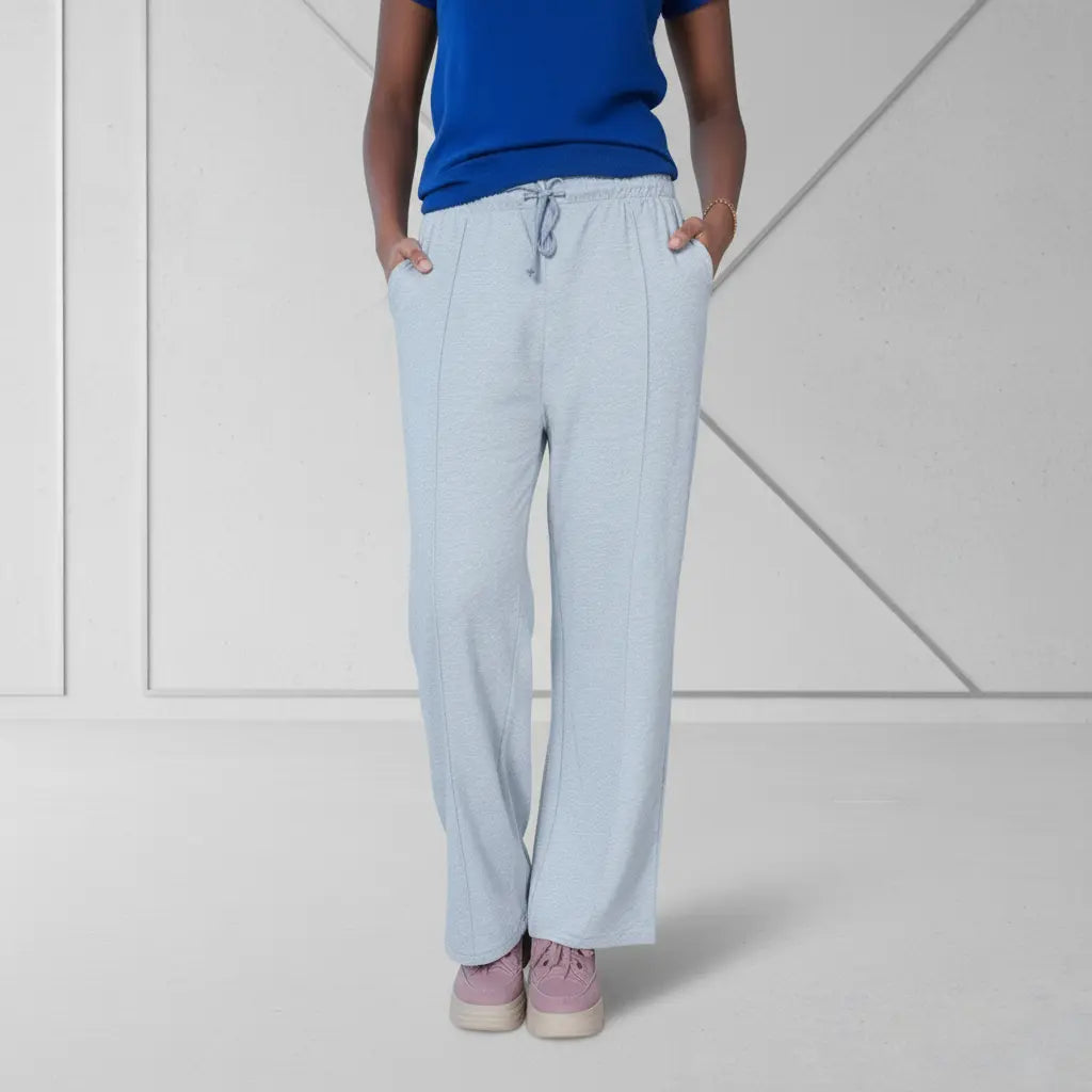 Bonnare Plain Cotton Trousers Bonnare Women