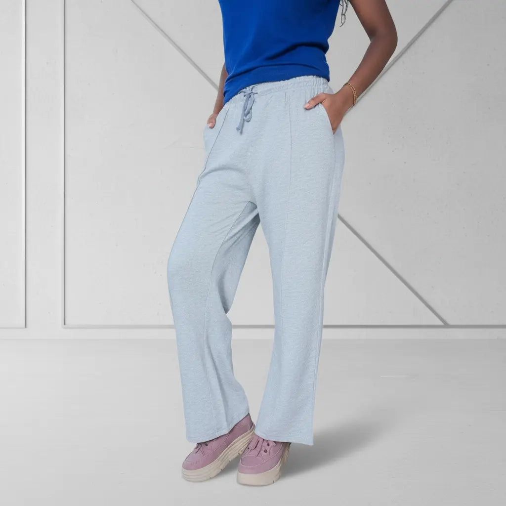 Bonnare Plain Cotton Trousers Bonnare Women